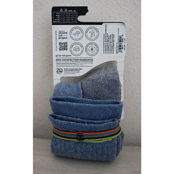 Smartwool Unisex Sz M Blue Hike Classic Edition Full Cushion 2nd Cut Crew Socks - Picture 2 of 6